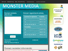 Tablet Screenshot of monstermedia.hu